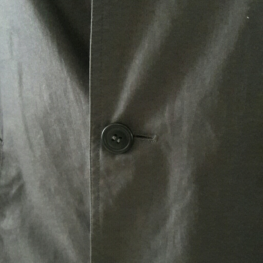 Premium Style Gray Rain Coat, Medium - Picture 4 of 6